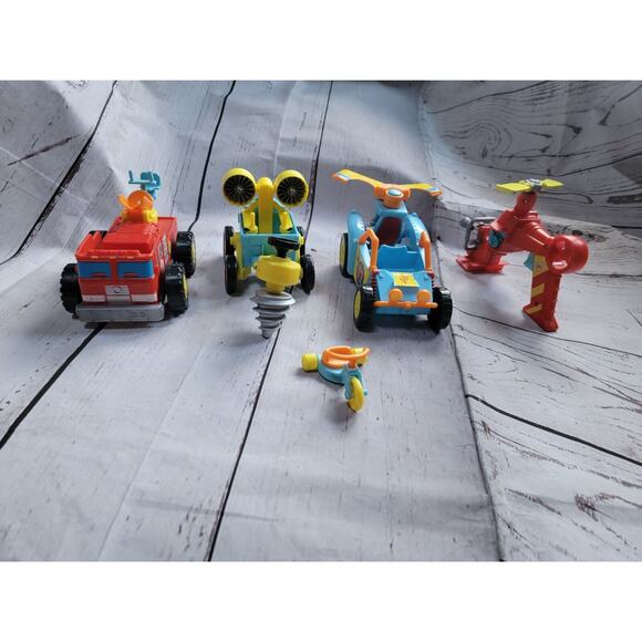 Vlad & Niki Crazy Fun Vehicle Dunebuggy Racer Helicopter Fire Truck Digger Toys - Picture 1 of 10
